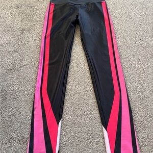Goldsheep Black and Pink Leggings